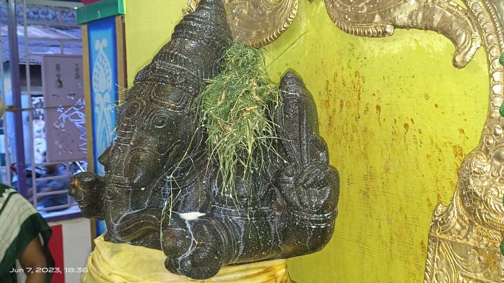 சங்கடஹர சதுர்த்தி தினத்தை முன்னிட்டு சங்கரன்கோவில் சௌந்தரபாண்டிய விநாயகருக்கு சிறப்பு அபிஷேகம் தீபாராதனை நடைபெற்றது! 