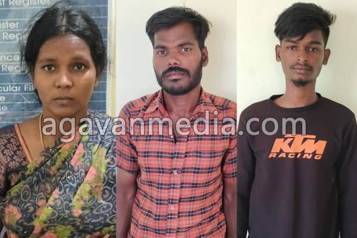 EXCLUSIVE:கள்ளக்காதலைனுக்காக கணவனை கொலை செய்ய முயன்ற மனைவி உட்பட 3 பேர்  கைது!