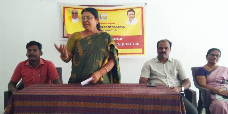 கோவில்பட்டியில் வட்டார அளவிலான குழந்தைகள் பாதுகாப்பு குழு கூட்டம்!