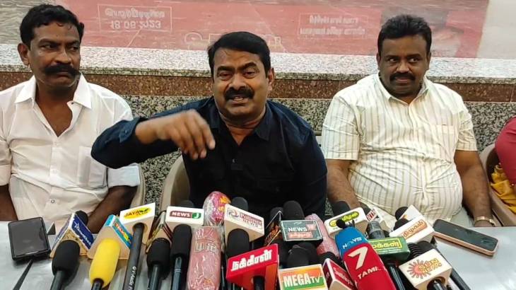 திரைப்படத்தில் நடிப்பது மட்டுமே ஒரு நாட்டை ஆள்வதற்கு தகுதியா? - சீமான் ஆவேசம்!