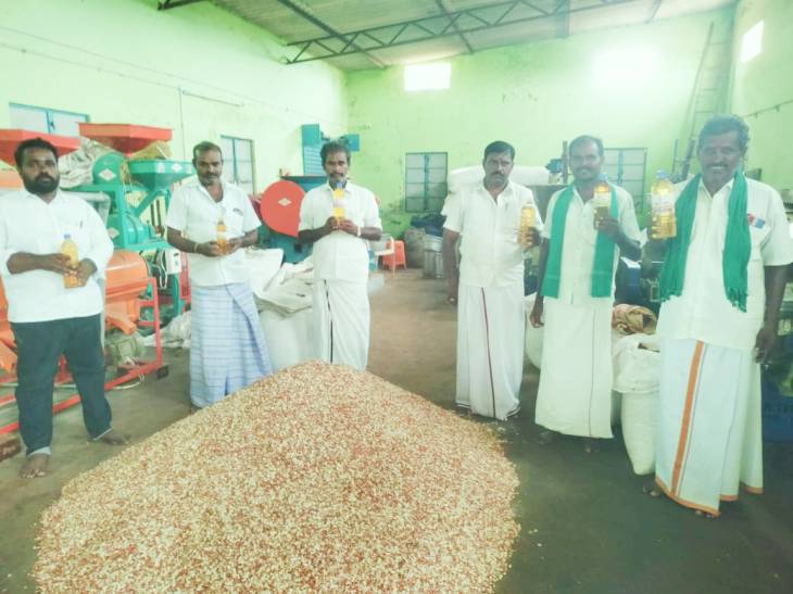 கமுதி உழவர் உற்பத்தியாளர் கூட்டுப்பண்ணையம் இயற்கை மரச்செக்கு எண்ணெய்! 
