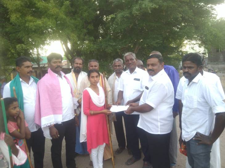 பாரதிய ஜனதா கட்சி சார்பில்  மாணவிக்கு வாழ்த்துக்கள்!