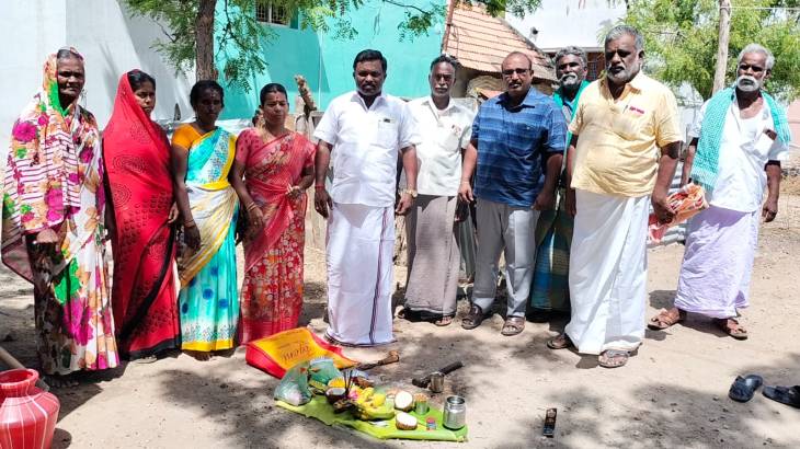  10 லட்ச ரூபாய் மதிப்பில் புதிய கழிவு நீர்  வாறுகால் அமைக்கும் பணி!