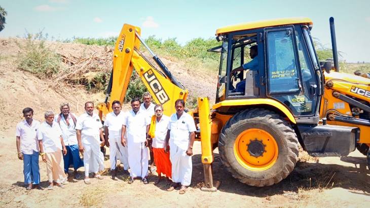குடிநீருக்காக 20 லட்சம் மதிப்பில் கிணறு அமைக்கும் பணி துவக்கம்!