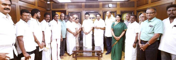 தீப்பெட்டி உற்பத்தியாளர்கள், முதல்-அமைச்சருடன் சந்திப்பு