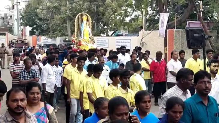 தூத்துக்குடி உலக புகழ் பெற்ற பனிமய மாதா சப்பரப்பவனி!