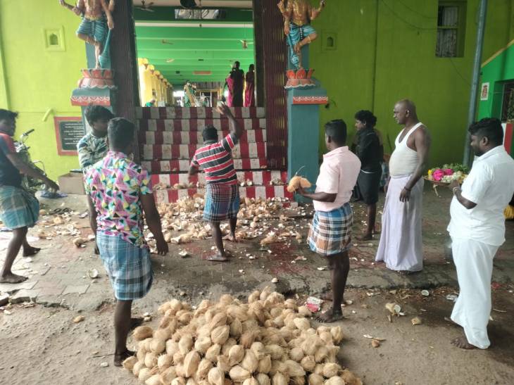 செந்தில் பாலாஜி உடல் நலம் பெற முடி காணிக்கை, மண்சோறு சாப்பிட்ட ஆதரவாளர் !

