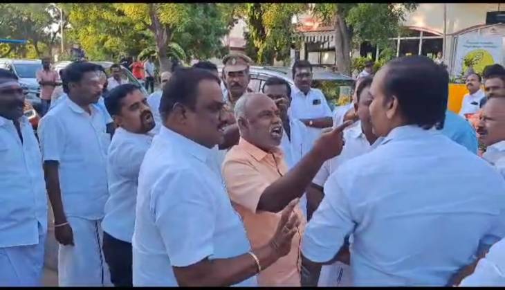 முன்னாள் அமைச்சர் கடம்பூர் ராஜூ-விடம் வாக்குவாதம்! 