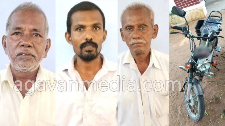 அரசால் தடை செய்யப்பட்ட புகையிலை பொருட்களை  விற்பனைக்காக வைத்திருந்த 3 பேர் கைது.