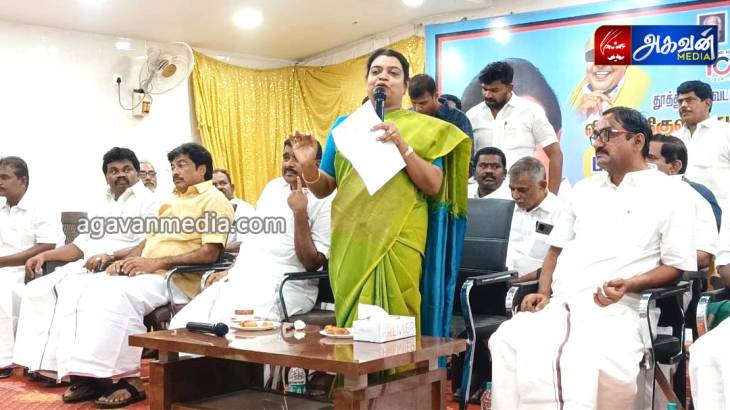 அமைச்சர் கீதாஜீவன் தலைமையில் திமுக பாகமுகவர்களுக்கான ஆலோசனைக் கூட்டம்  நடைபெற்றது.