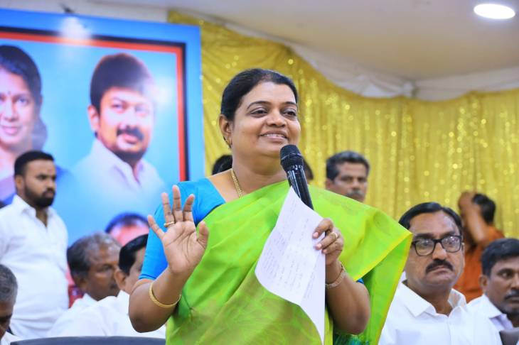  "பாஜகவின் வண்டவாளம் தண்டவாளம் ஏறுது" அமைச்சர் கீதாஜீவன் பேச்சு! 