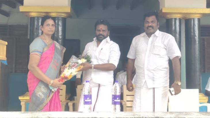 தமிழக அரசு நிதி நெருக்கடியில் இருந்தாலும்  கல்வித்துறைக்கு அதிக நிதி ஒதுக்கீடு செய்யும் முதல்வர் - சேர்மன் ரமேஷ் பேச்சு! 

