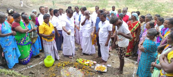 ரூ.5-லட்சம் மதிப்பீட்டில் தடுப்பணை பராமரிப்பு பணி!