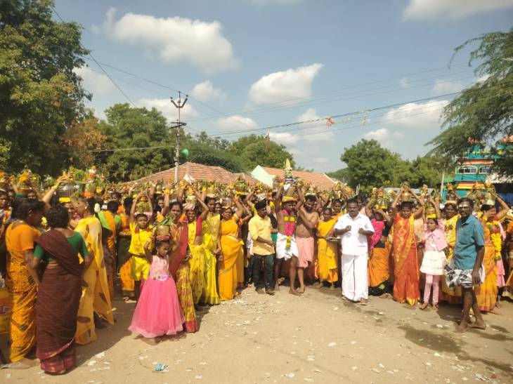  அரிய நாச்சிஅம்மன்  ஆடி பொங்கல் முளைப்பாரி  உற்சவ விழா :1008 பால்குடம் ஊர்வலம் !
