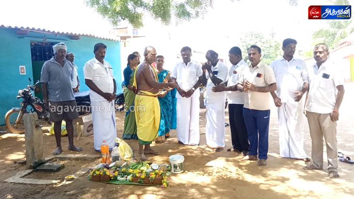 ரூ.8.23 லச்சம் மதிப்பில் புதிய பேவர் பிளாக் சாலை அமைக்கும் பணி துவக்கம்.