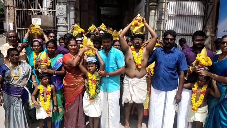 தூத்துக்குடியில் கிருஷ்ண ஜெயந்தியை முன்னிட்டு 50க்கும் மேற்பட்ட குழந்தைகள் பெண்கள் பங்கேற்ற பால்குட ஊர்வலம்!