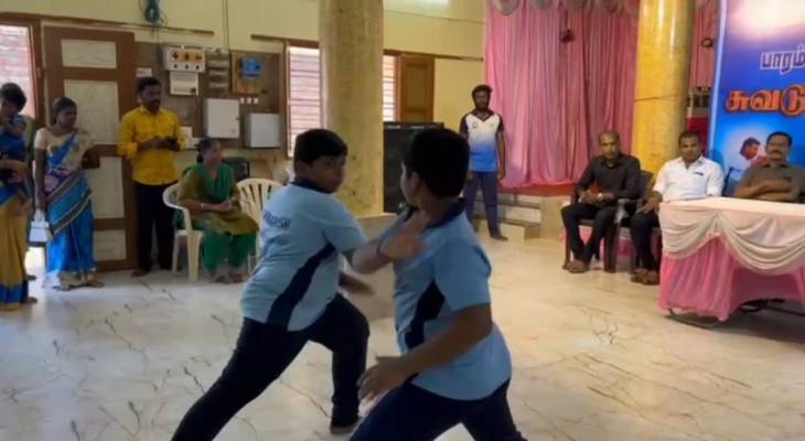  வீர கலையான வர்ம அடவுமுறை  நாட்டு அடி மற்றும் சுவடுகள் குறித்த பயிற்சி முகாம்!