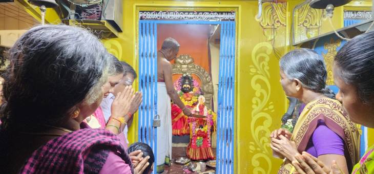 கோவில்பட்டி முத்துமாரியம்மன் கோவிலில் பெளர்ணமி பூஜை! 