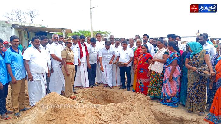 பனை விதைகள் விதைக்கும் பணியினை எம்.எல்.ஏ மார்க்கண்டேயன் தொடங்கி வைத்தார்!