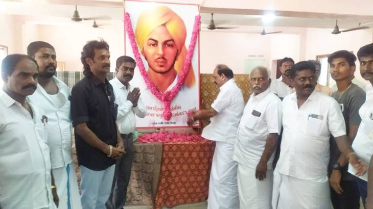 பகத்சிங் பிறந்த நாள் விழா மற்றும் இரத்த தான முகாம்-சிறப்பு விருந்தினராக கலந்துகொண்ட கடம்பூர். செ.ராஜூ!