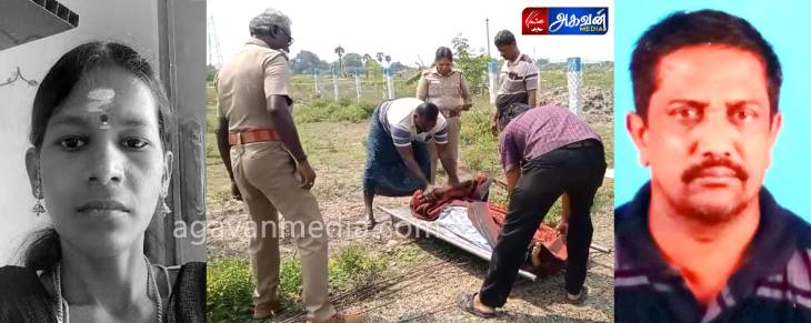 லாரி டிரைவருடன் மனைவிக்கு கள்ளத்தொடர்பு : மனைவியை வெட்டிக்கொண்ட கணவர் கைது.