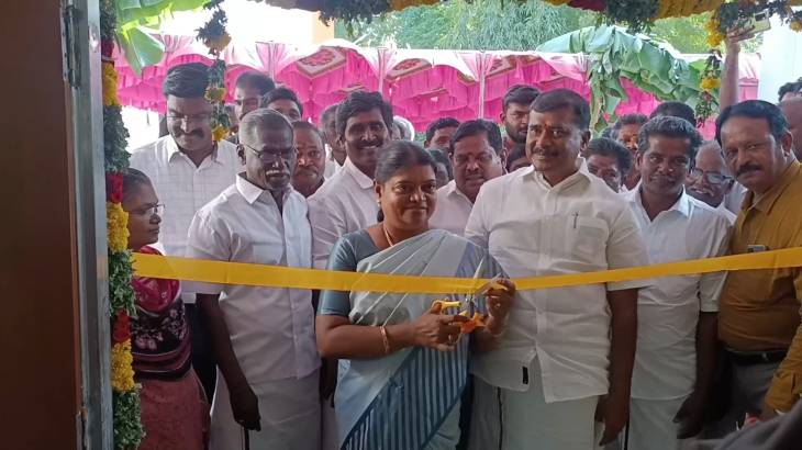 12 அரசு கட்டிடங்களை அமைச்சர் கீதாஜீவன் திறந்து வைத்தார்!