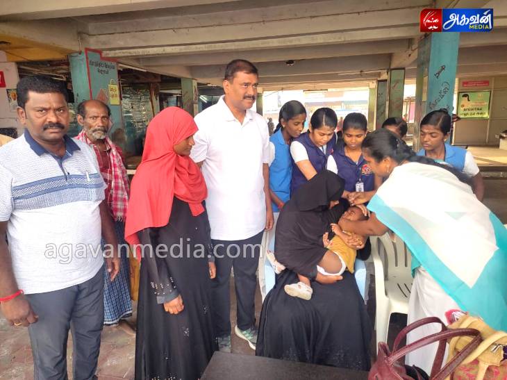 57 லட்சத்து 84 ஆயிரம் குழந்தைகளுக்கு போலியோ சொட்டு மருந்து வழங்கும் முகாம் ஏற்பாடு!