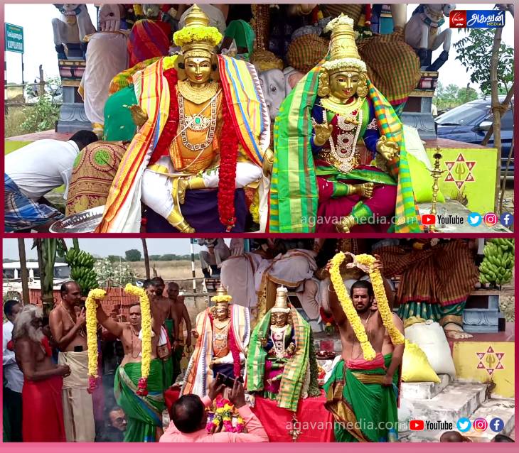  குபேர பகவானுக்கும் - சித்ரக்கலா அம்பிகைக்கும் "திருப்பூட்டு வைபவம்" : திரளான பக்தர்கள் மனமுருகி தரிசனம்!