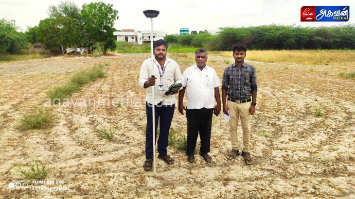 187 இந்து சமய அறநிலையத்துறை கோவிலுக்குப் பாத்தியப்பட்ட 2143 ஏக்கர் நிலம் அளவீடும் செய்யும் பணி தீவிரம்!