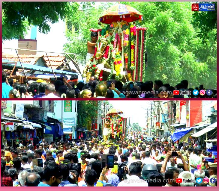 வைப்பாற்றில் இறங்கிய கள்ளழகர்! : குதிரை வாகனத்தில் எழுந்தருழி பக்தர்களுக்கு அருள்பாலித்த வெங்கடாசலபதி...