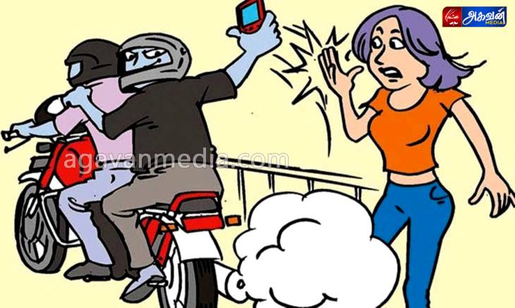 பெண்ணிடம் செல்போன் பறிப்பில் ஈடுபட்ட 2 பேர் கைது.